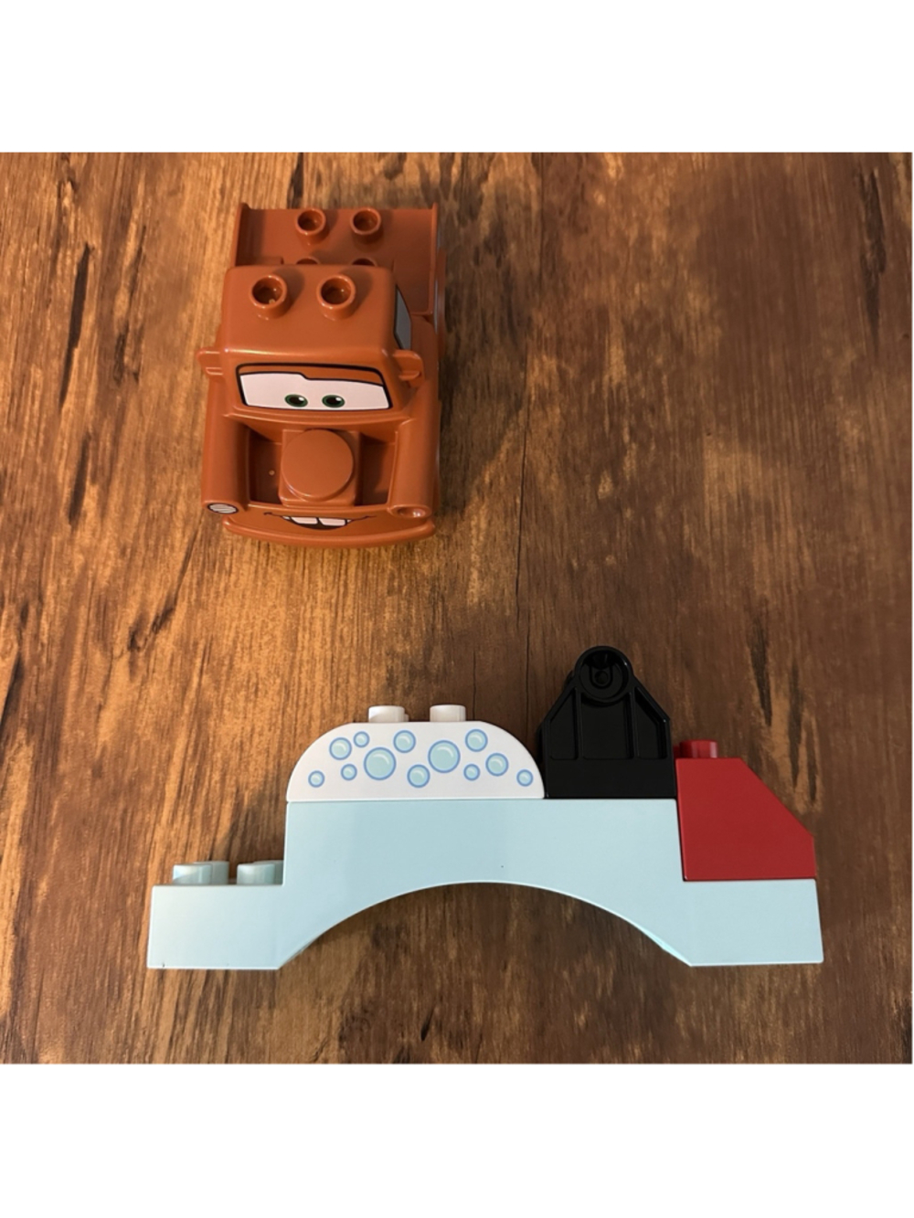 LEGO DUPLO Disney Pixar Cars 10996 Lightning McQueen Mater Car Wash Incomplete